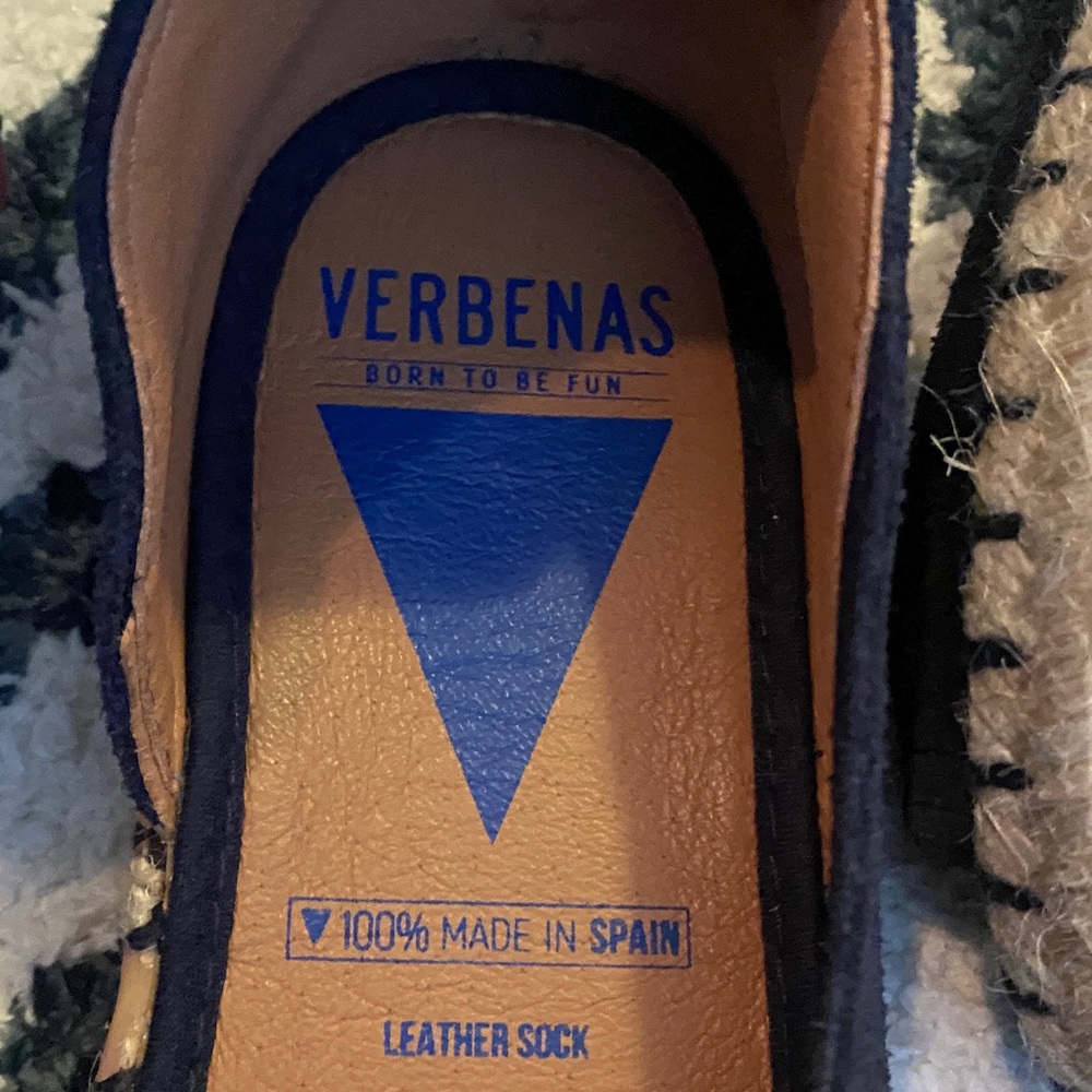 Verbenas Navy Espadrille Flats - Picture 5 of 5